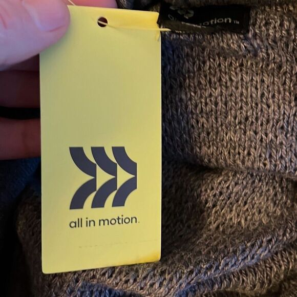 All in Motion small gray pullover sweater with hood NWT - 2800 - Picture 5 of 6